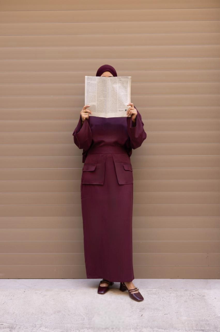 Ensemble Silaa Burgundy