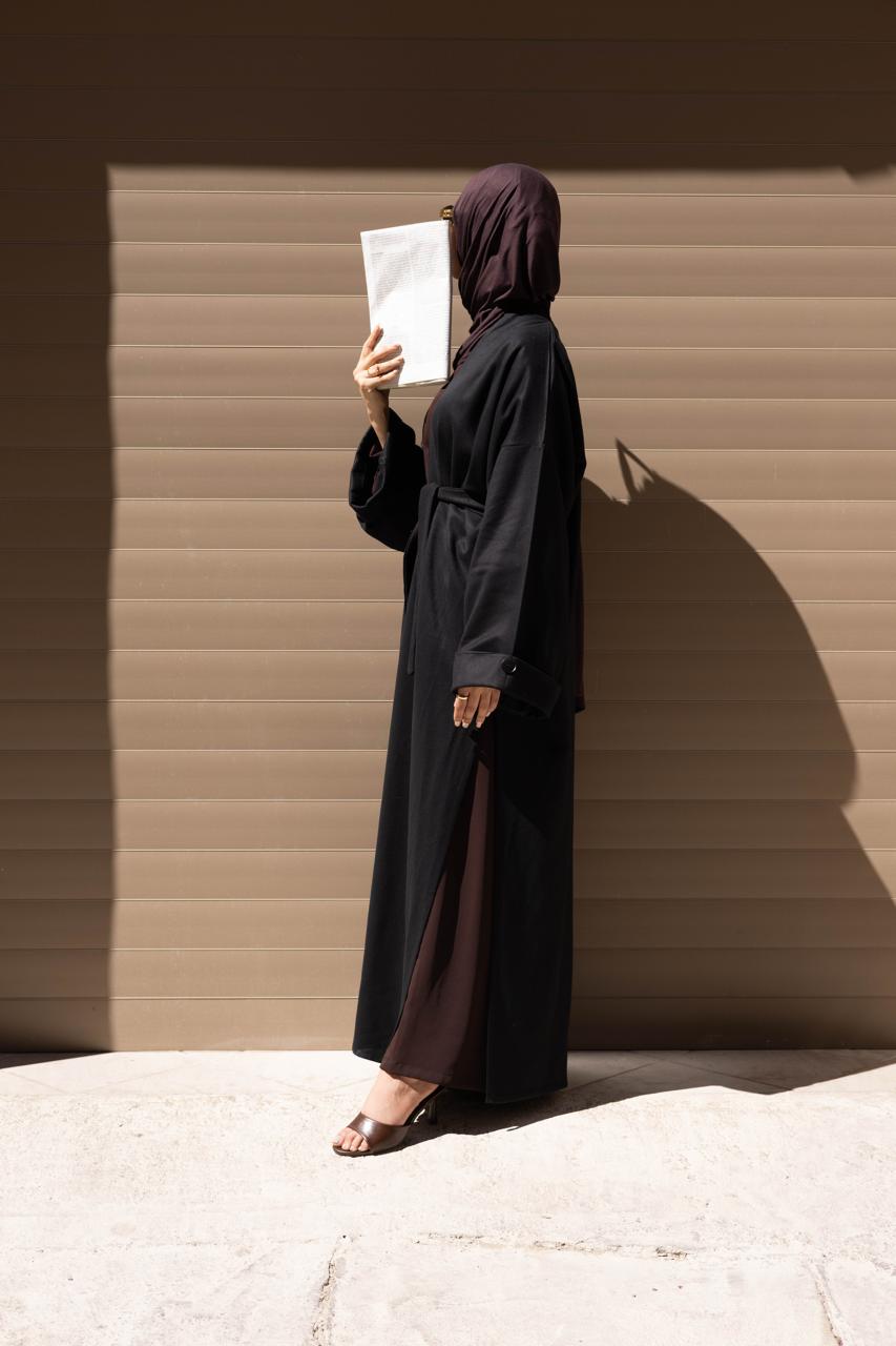 Abaya Coat Naya Black