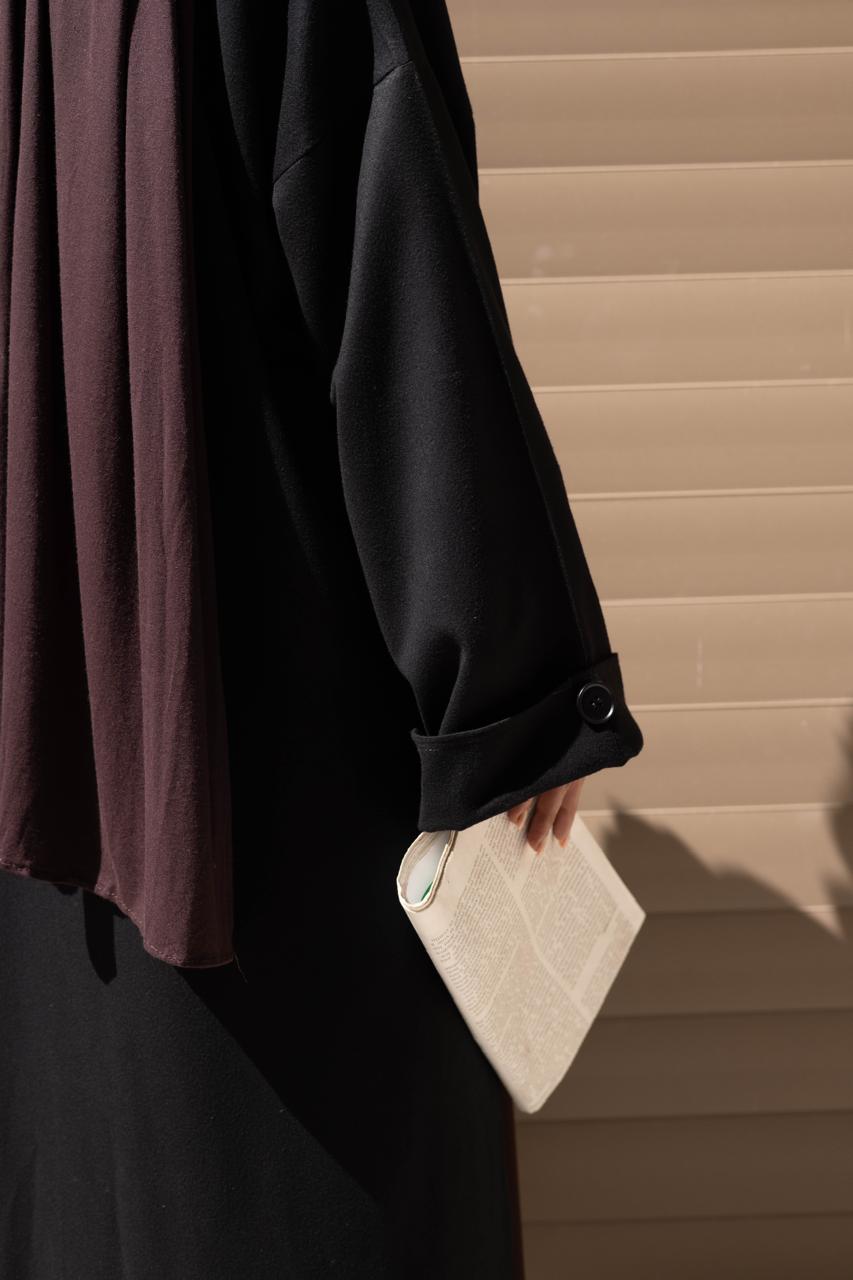 Abaya Coat Naya Black