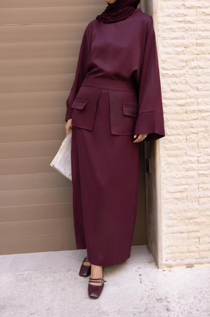 Ensemble Silaa Burgundy