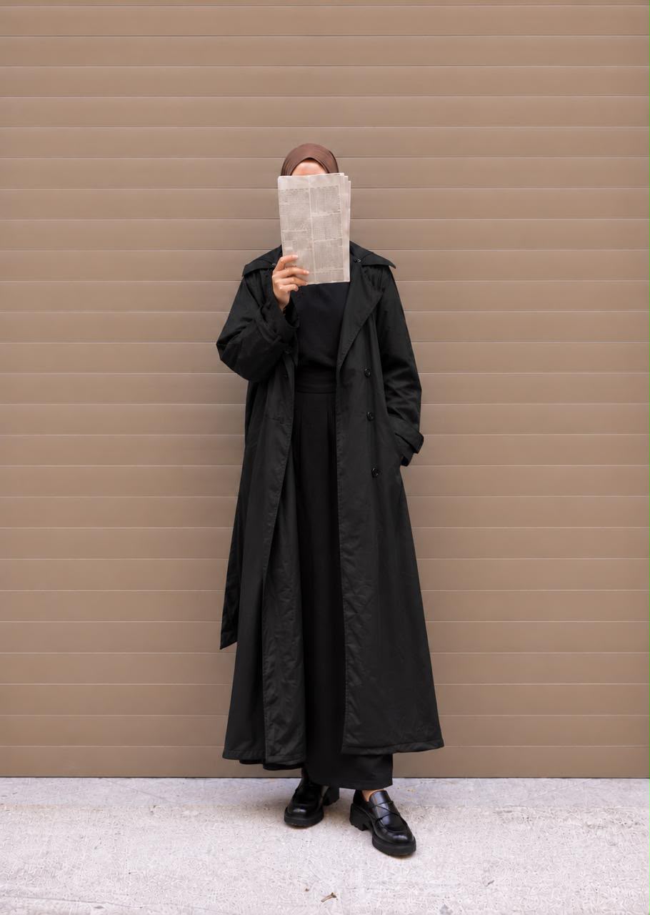 Trench Imperméable Ravy Noir