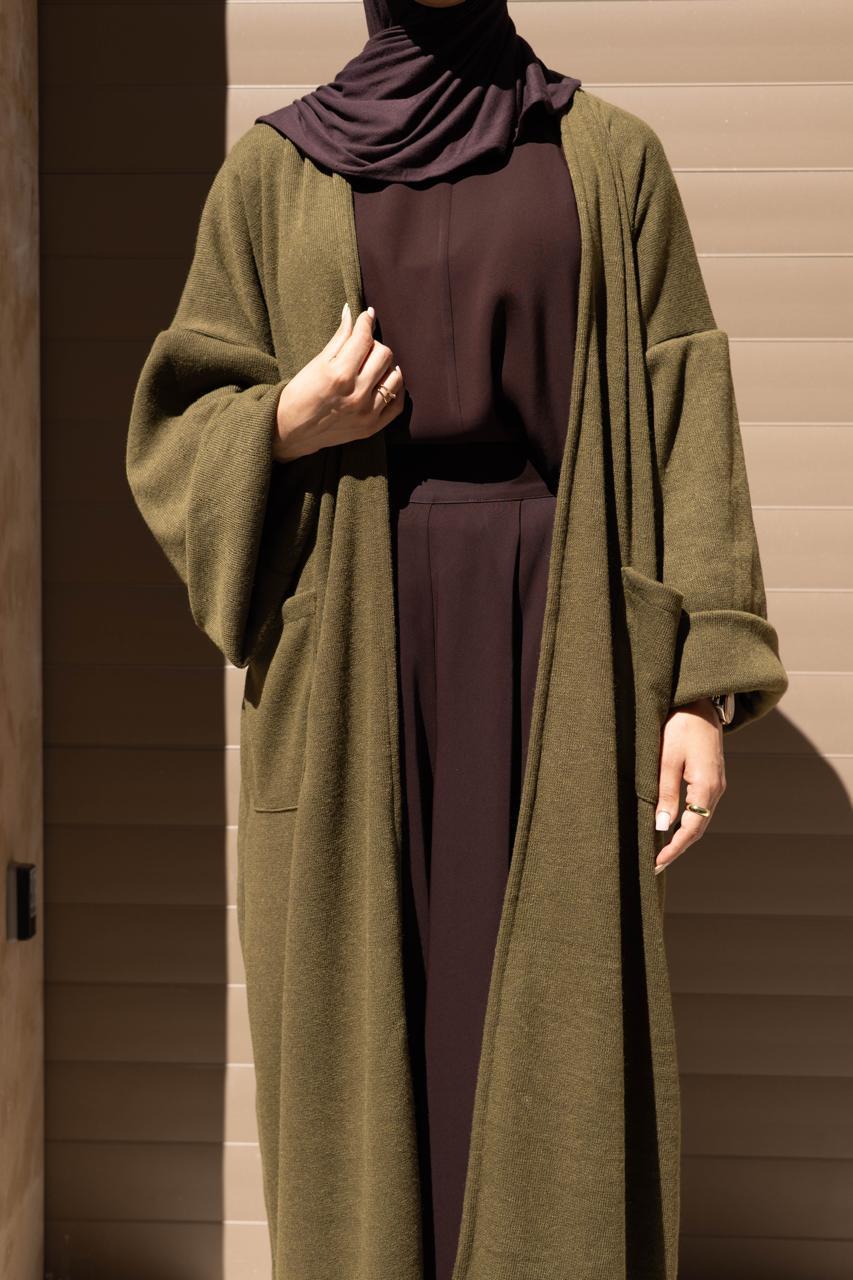 Gilet Cosy Olive