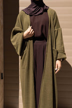 Gilet Cosy Olive