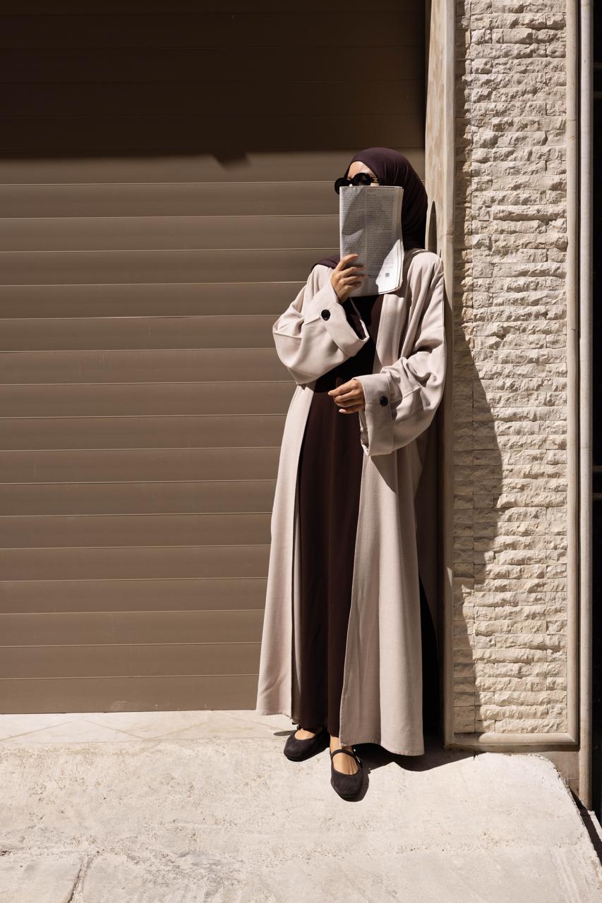 Abaya Coat Naya Beige