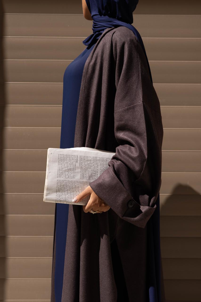 Abaya Coat Naya Chocolat