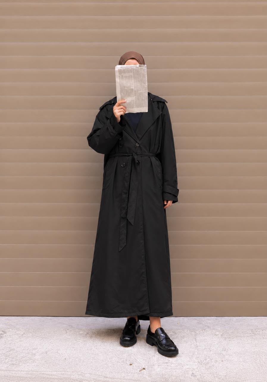 Trench Imperméable Ravy Noir
