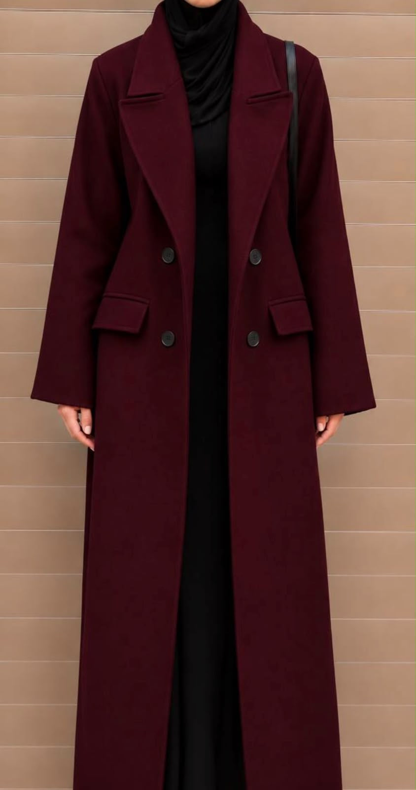 Manteau Ama Burgundy