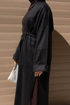 Abaya Coat Naya Black