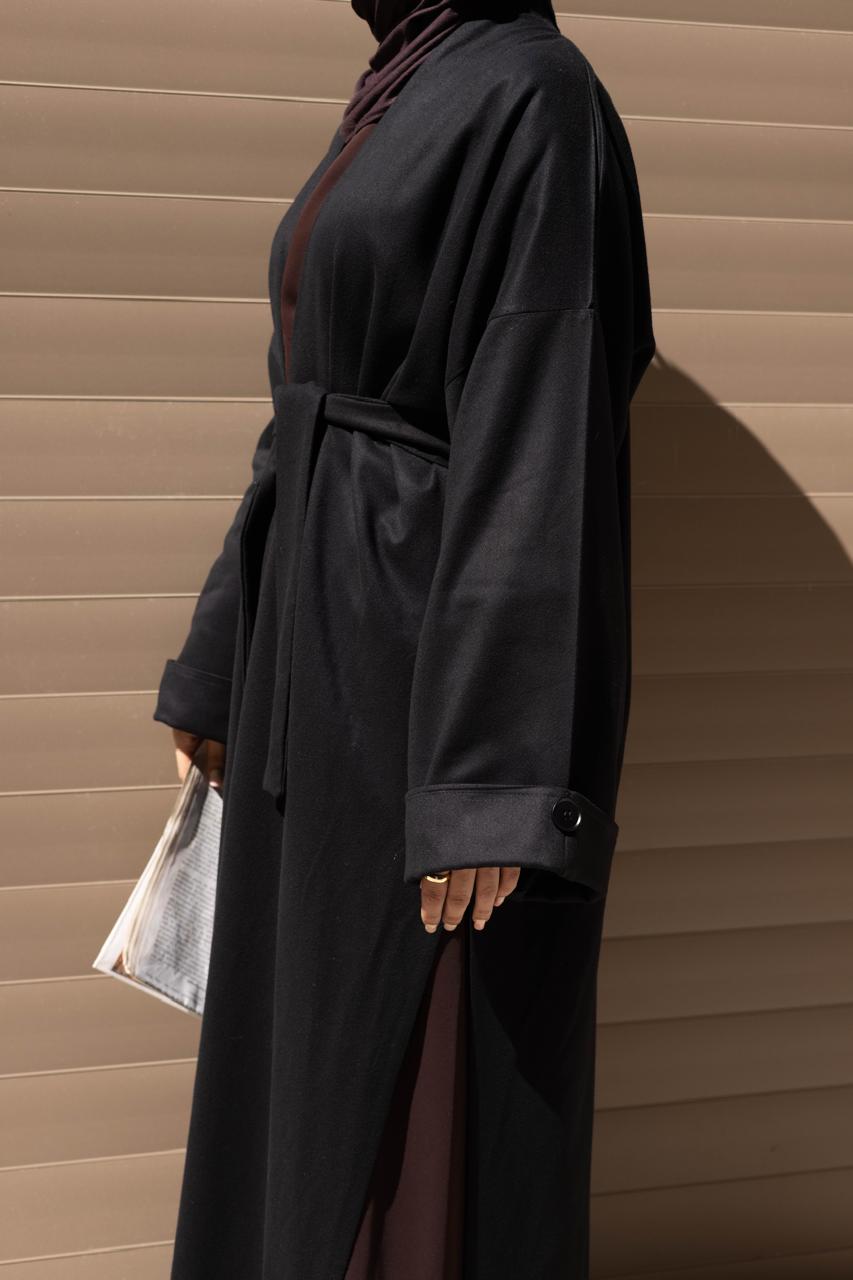 Abaya Coat Naya Black