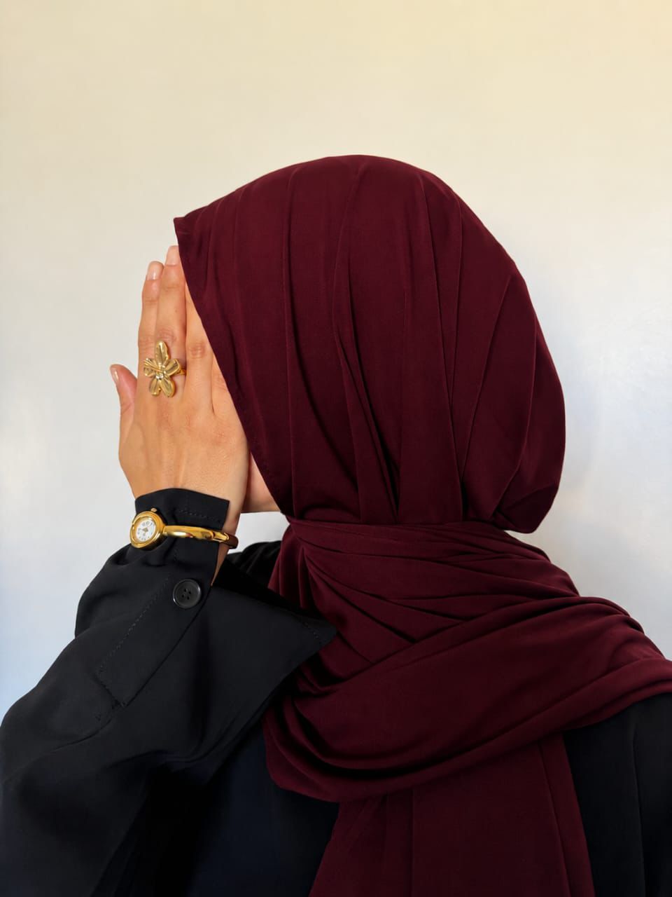 Hijab Jersey Burgundy