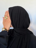Hijab Mousseline Noir