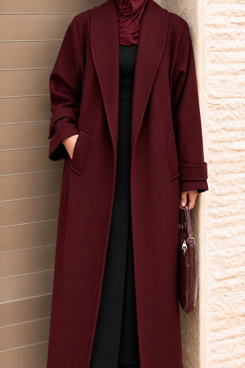 Manteau Ady Burgundy