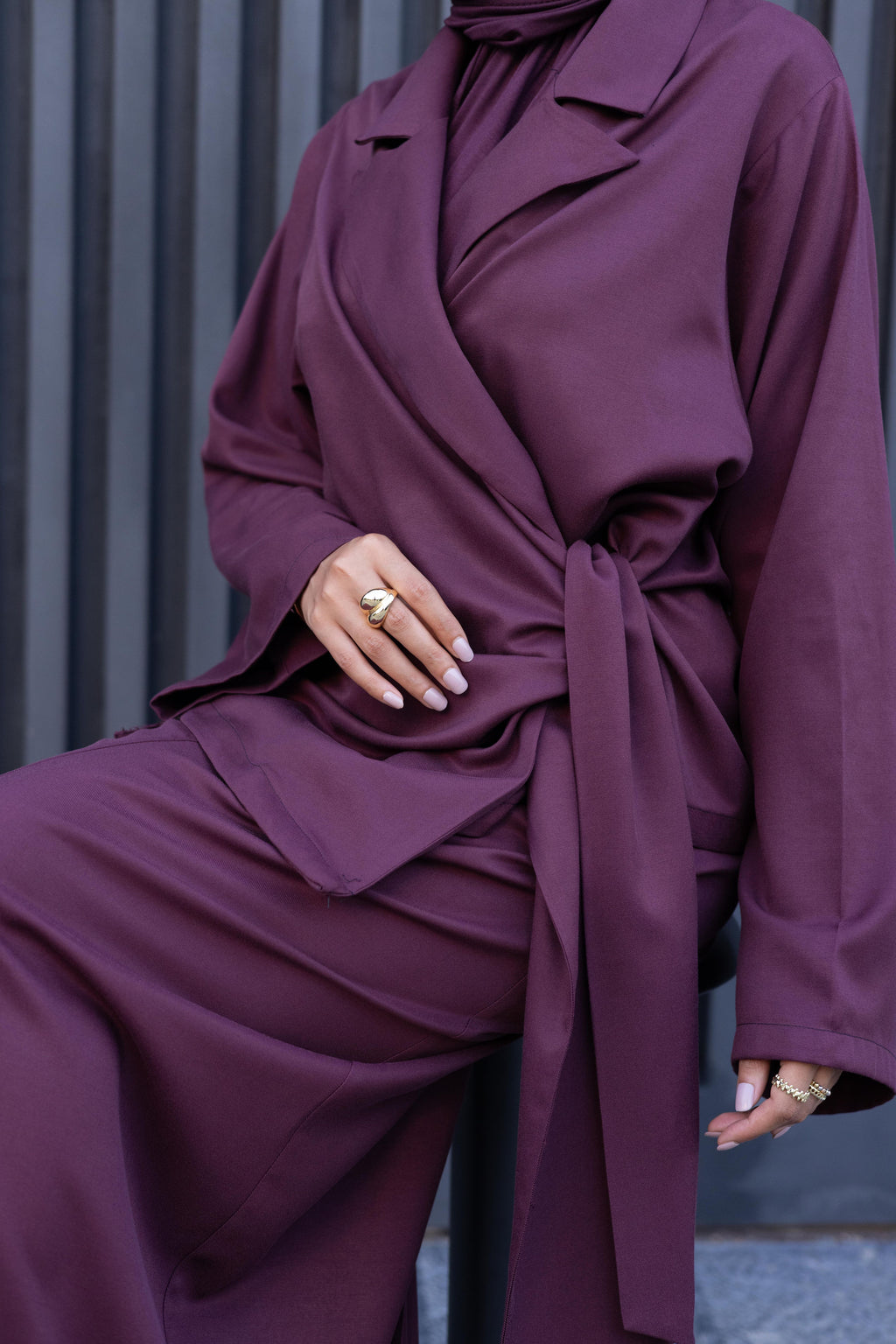 Ensemble Louane Burgundy