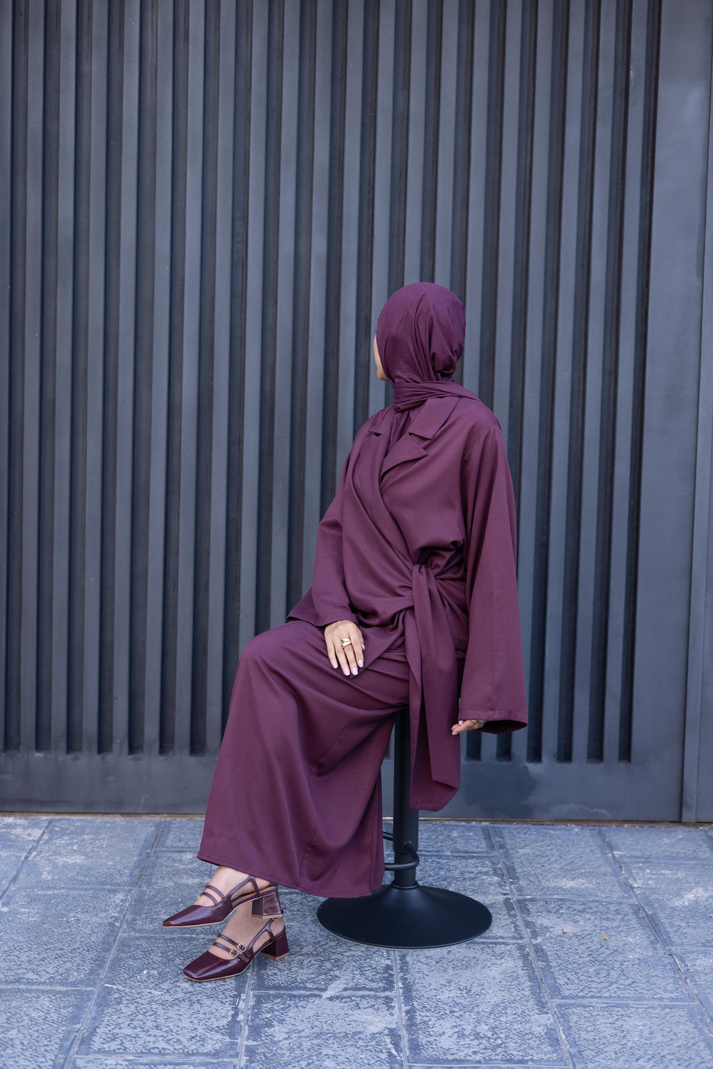 Ensemble Louane Burgundy