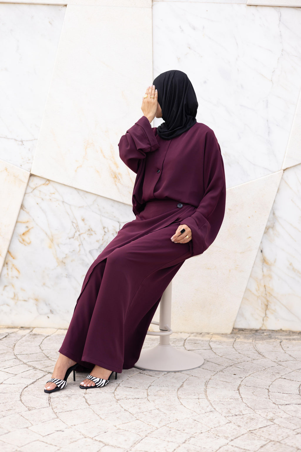 Ensemble Emma Burgundy