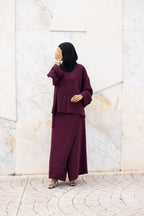 Ensemble Emma Burgundy