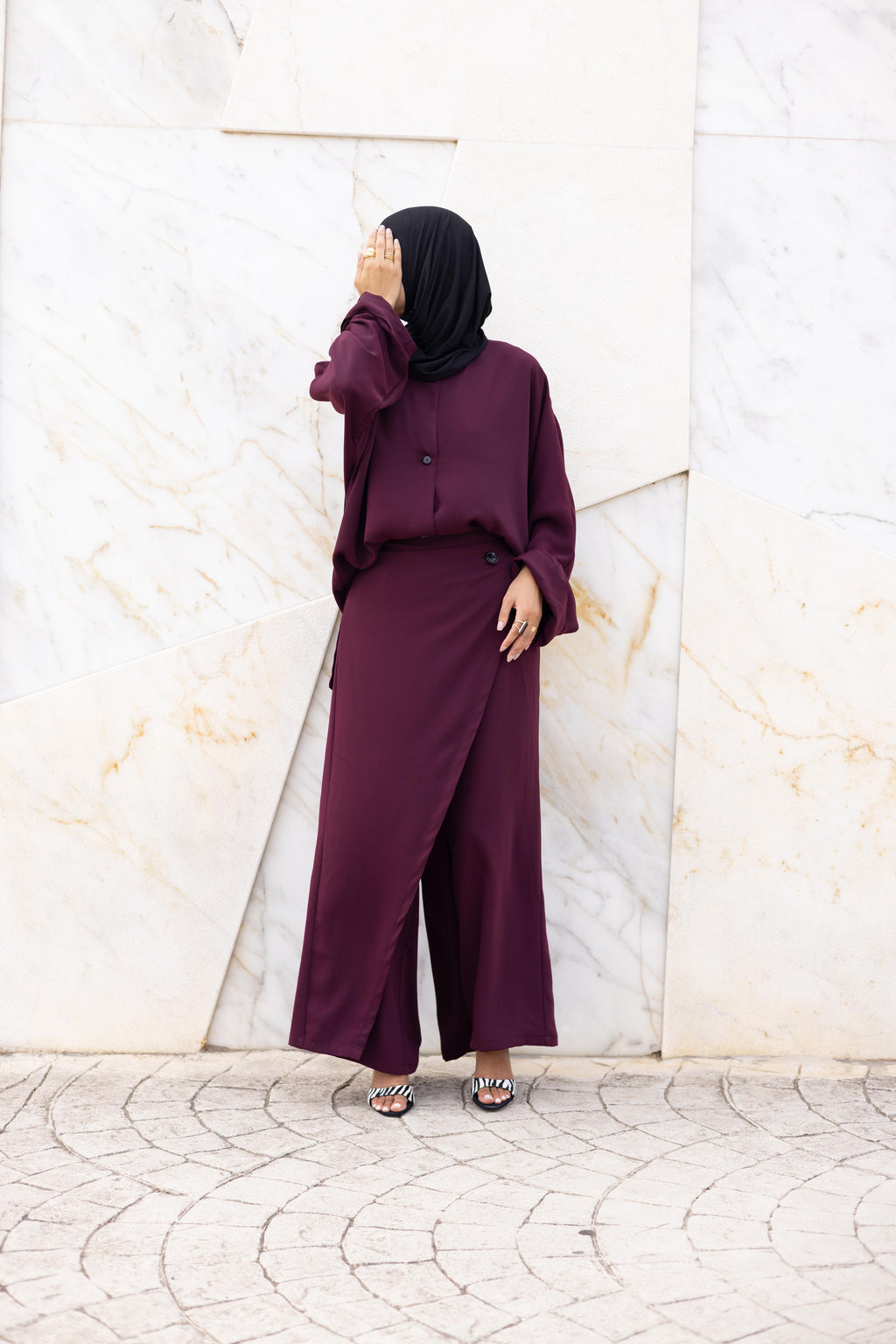 Ensemble Emma Burgundy