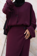 Ensemble Emma Burgundy
