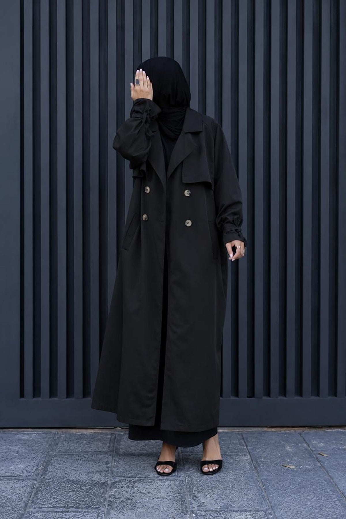 Trench Julie Black